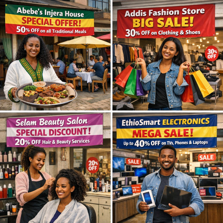 Discover Exclusive Deals from Addis Ababa’s Local Businesses